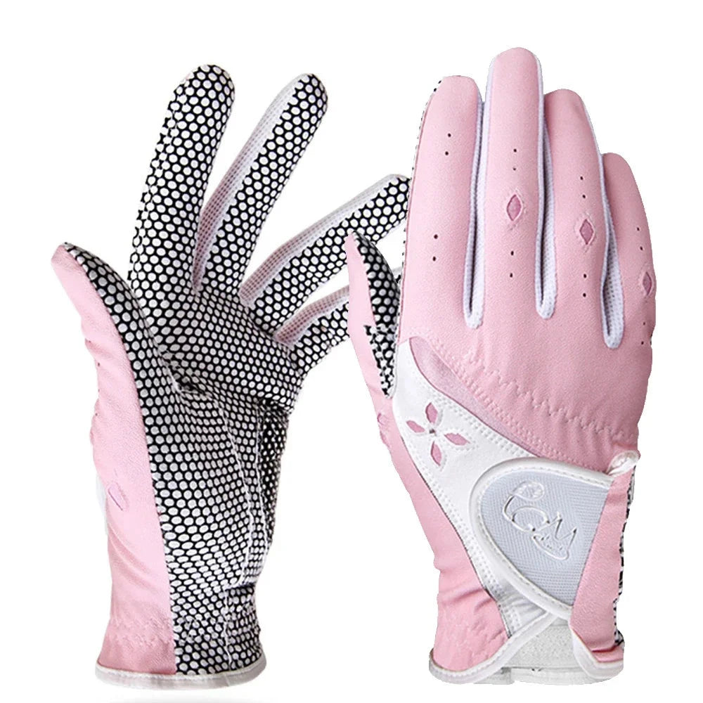 Soft PU Leather Golf Gloves